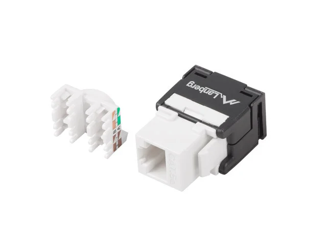 BEZKLÍČOVÝ MODUL RJ45 LSA CAT.5E UTP 180°