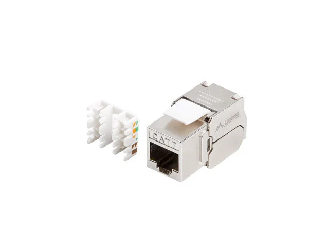 KEYSTONE MODUL BEZ NÁSTROJŮ RJ45 CAT.7 FTP 180°