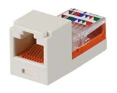 UTP MiniJack RJ45 cat .5 - krémově bílý