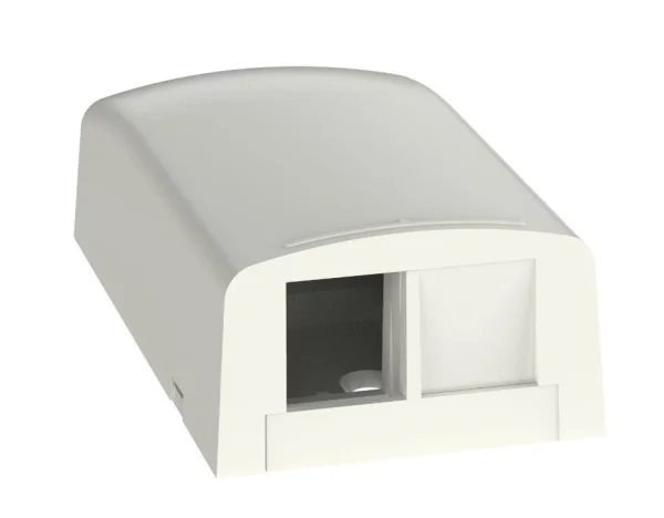 Zásuvka pro 2 moduly Netkey, bílá