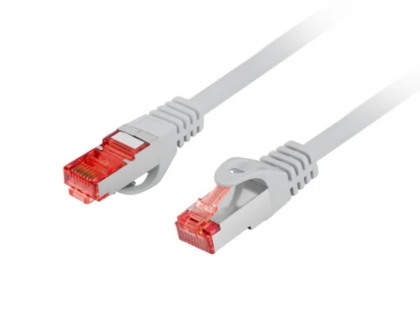 PATCHCORD CAT.6 S/FTP LSZH CU 10M ŠEDÝ