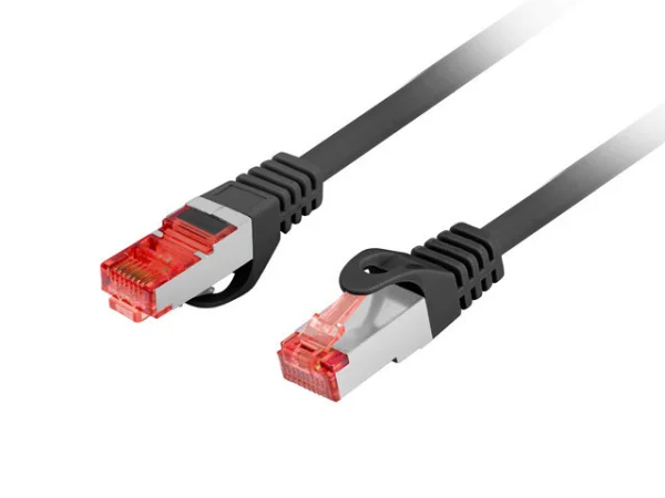PATCHCORD CAT.6 S/FTP LSZH CU 0.25M BLACK