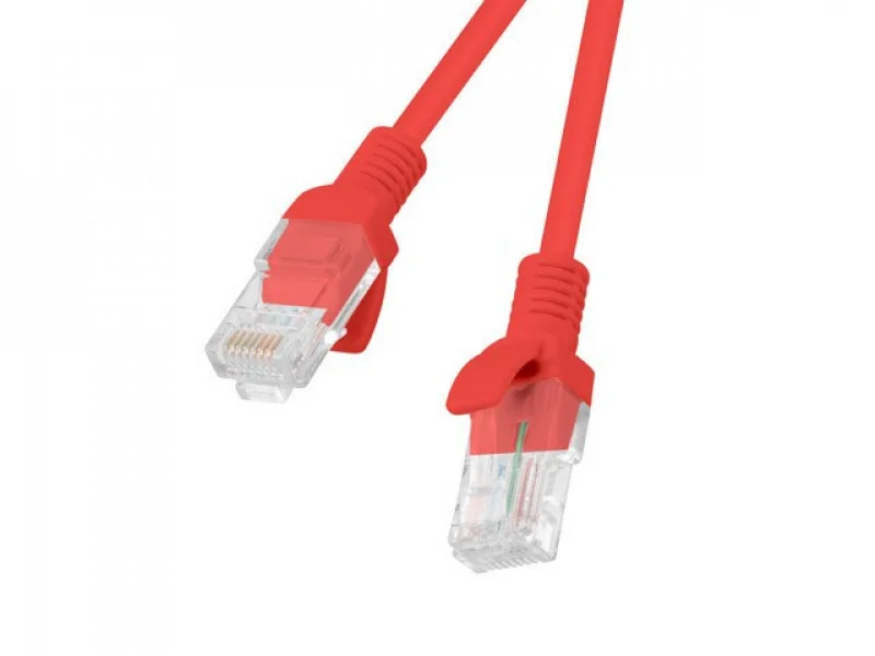 PATCHCORD CAT.6 UTP 0,25M ČERVENÝ   10-PACK