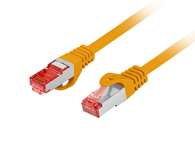 PATCHCORD CAT.6 S/FTP LSZH CU 1M ORANŽOVÝ