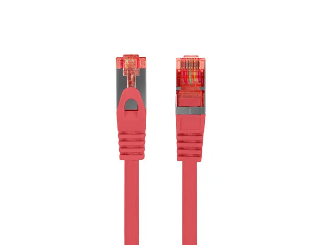 PATCHCORD CAT.6 S/FTP LSZH CU 0.25M ČERVENÝ