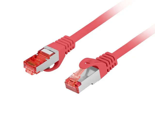 PATCHCORD CAT.6 S/FTP LSZH CU 1,5M ČERVENÝ