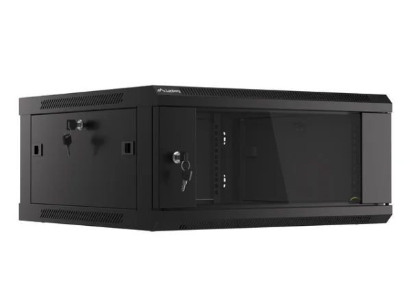 RACKOVÁ SKŘÍŇ 19" PRO MONTÁŽ NA STĚNU 4U/600X600 (FLAT PACK) V2 ČERNÁ