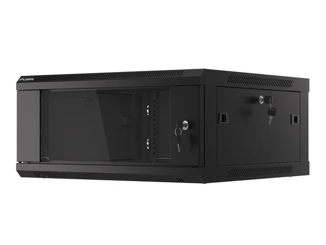 RACKOVÁ SKŘÍŇ 19" PRO MONTÁŽ NA STĚNU 4U/600X600 (FLAT PACK) V2 ČERNÁ