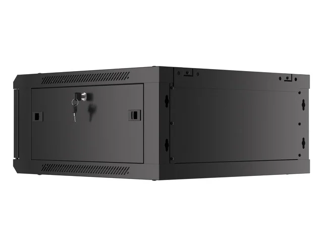 RACKOVÁ SKŘÍŇ 19" PRO MONTÁŽ NA STĚNU 4U/600X600 (FLAT PACK) V2 ČERNÁ
