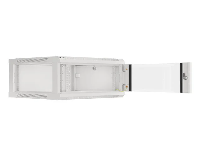 RACKOVÁ SKŘÍŇ 19" PRO MONTÁŽ NA STĚNU 4U/600X600 (FLAT PACK) V2 ŠEDÁ