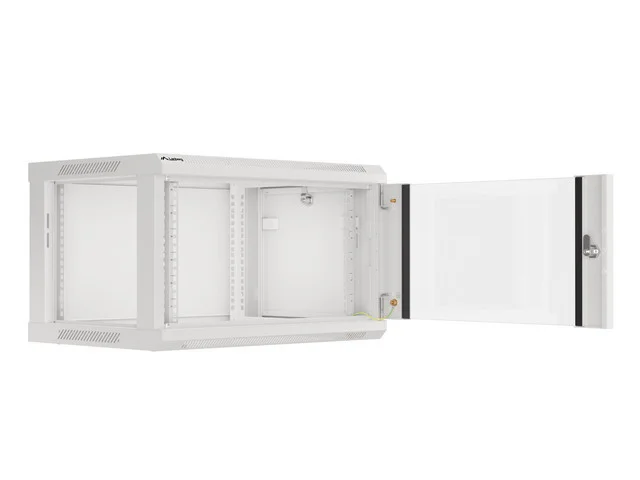 RACKOVÁ SKŘÍŇ 19" PRO MONTÁŽ NA STĚNU 6U/600X450 (FLAT PACK) V2 ŠEDÁ