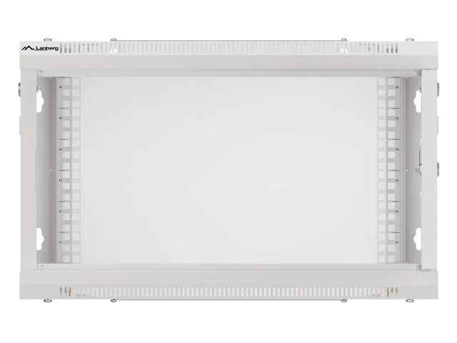 RACKOVÁ SKŘÍŇ 19" PRO MONTÁŽ NA STĚNU 6U/600X450 (FLAT PACK) V2 ŠEDÁ