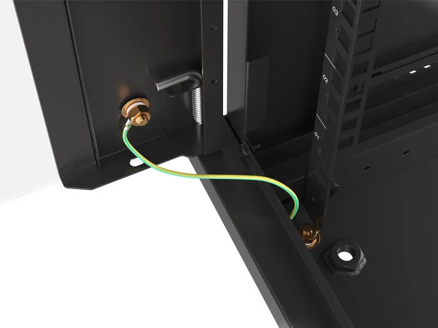 19" RACKOVÁ SKŘÍŇ PRO MONTÁŽ NA STĚNU 6U/600X600 (FLAT PACK) ČERNÁ  V2