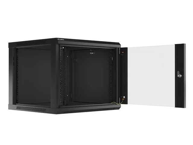 RACKOVÁ SKŘÍŇ 19" PRO MONTÁŽ NA STĚNU 9U/600X600 (FLAT PACK) V2 ČERNÁ