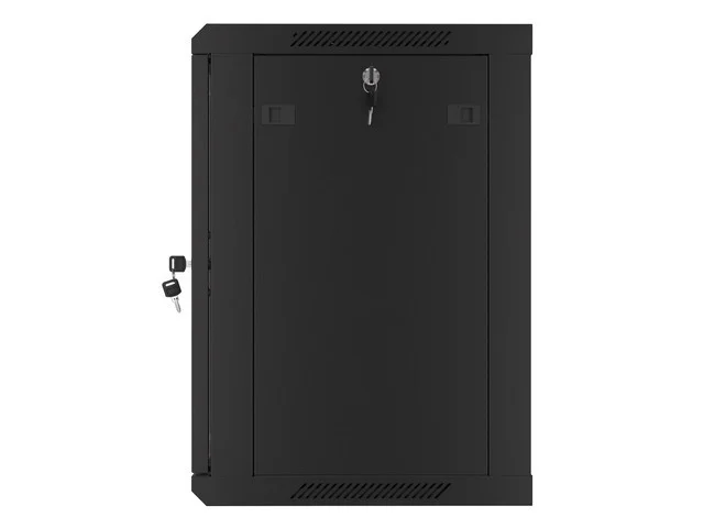 19" RACKOVÁ SKŘÍŇ PRO MONTÁŽ NA STĚNU 12U/600X450 (FLAT PACK) ČERNÁ  V2