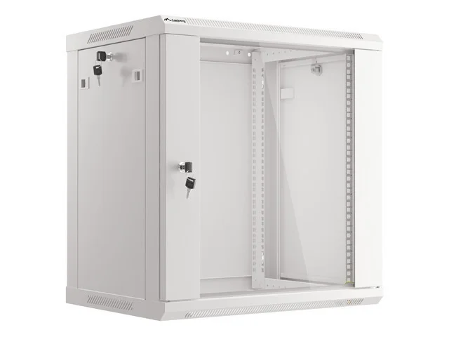 19" RACKOVÁ SKŘÍŇ 12U/600X450 (FLAT PACK) ŠEDÁ  V2