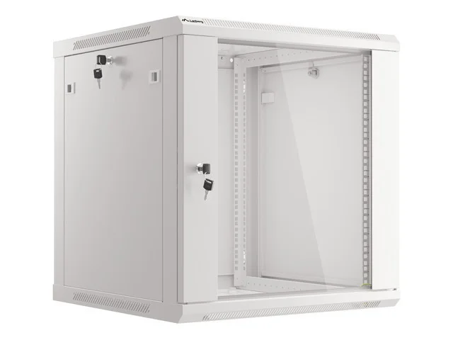 19" RACKOVÁ SKŘÍŇ 12U/600X600 (FLAT PACK) V2 ŠEDÁ