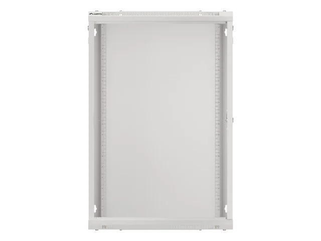 19" RACKOVÁ SKŘÍŇ PRO MONTÁŽ NA STĚNU 18U/600X600 (FLAT PACK) ŠEDÁ  V2