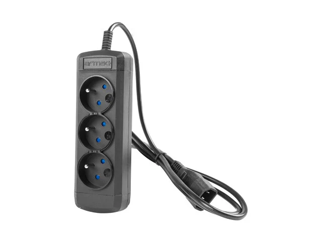 POWER STRIP ARMAC ARCOLOR3 3X OUTLETS FOR UPS IEC C14 INPUT CONNECTOR
