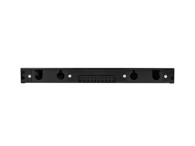 19" 1U OPTICKÝ PATCH PANEL  12XSC SIMPLEX / 12XLC DUPLEX ČERNÝ + PŘÍSLUŠENSTVÍ