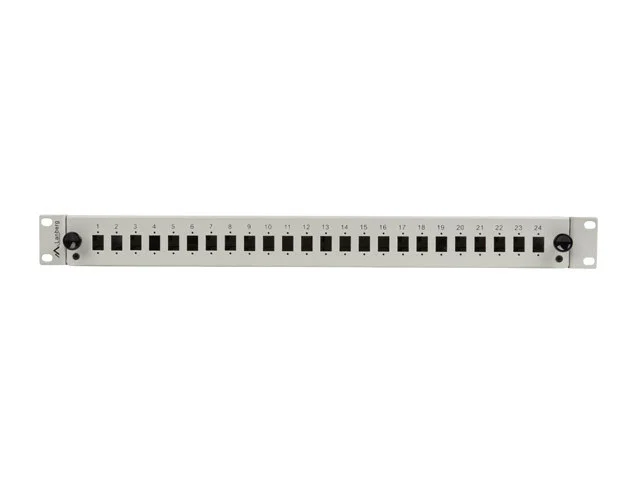 19" RACKOVÝ 1U OPTICKÝ PATCH PANEL  24XSC SIMPLEX/24XLC DUPLEX + PŘÍSLUŠENSTVÍ