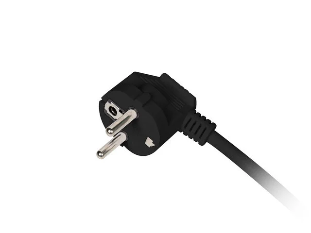 NAPÁJECÍ LIŠTA  1,5 M 3X ZÁSUVKY SCHUKO KVALITNÍ MĚDĚNÝ KABEL ČERNÝ