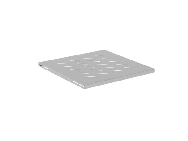 POLICE PRO 19" SKŘÍNĚ 600MM ŠEDÁ  (1U/480X475MM NOSNOST DO 120KG, 4BODOVÁ MONTÁŽ)