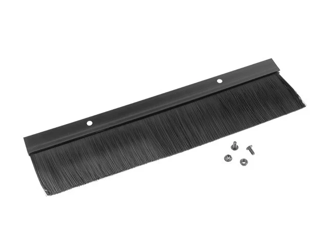 19" PANEL S KARTÁČEM PRO VSTUP KABELŮ ČERNÝ  AK-1102-B