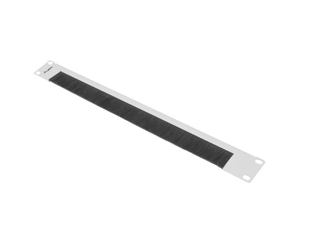 19" KARTÁČOVÝ PANEL 1U AK-1103-S ŠEDÝ