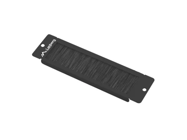 10" KARTÁČOVÝ PANEL PRO VSTUP KABELŮ ČERNÝ  AK-1104-B