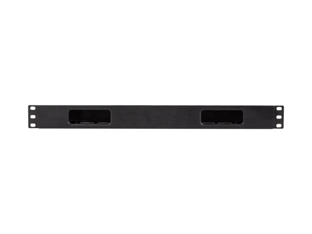 19" KABELOVÝ ORGANIZER PLAST 1U TYP A ČERNÝ