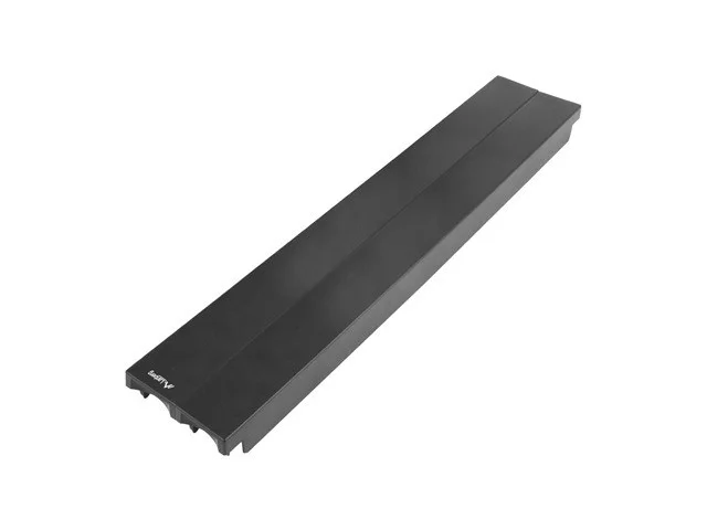 19" PLASTOVÝ RYCHLOMONTÁŽNÍ OHNIVZDORNÝ ZASLEPOVACÍ PANEL 2U ČERNÝ