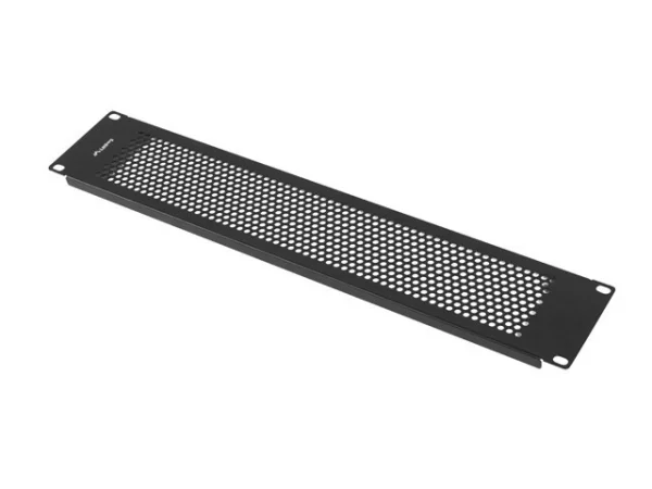 19" ZASLEPOVACÍ PANEL 2U MESH BLACK