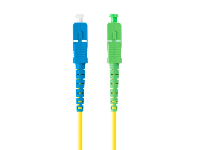 OPTICKÝ PATCHCORD SM SC/APC-SC/UPC SIMPLEX 2M LSZH G657A1 3.0MM ŽLUTÝ