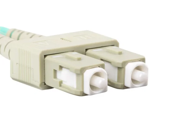 OPTICKÝ PATCHCORD MM SC/UPC-SC/UPC DUPLEX 2M LSZH OM3 50/125 3.0MM AQUA