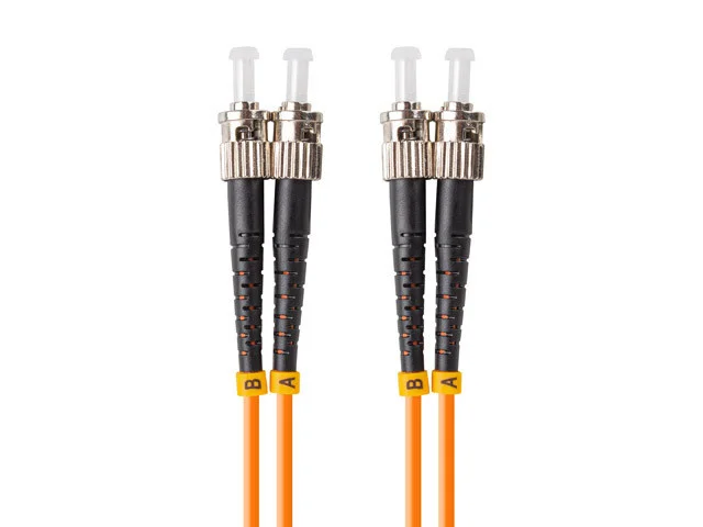 OPTICKÝ PATCHCORD MM ST/UPC-ST/UPC DUPLEX 15M LSZH OM2 50/125 3.0MM ORANŽOVÝ
