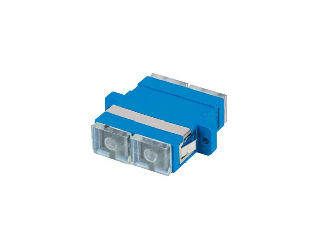 OPTICKÝ ADAPTÉR SM SC/UPC DUPLEX TRANSPARENTNÍ