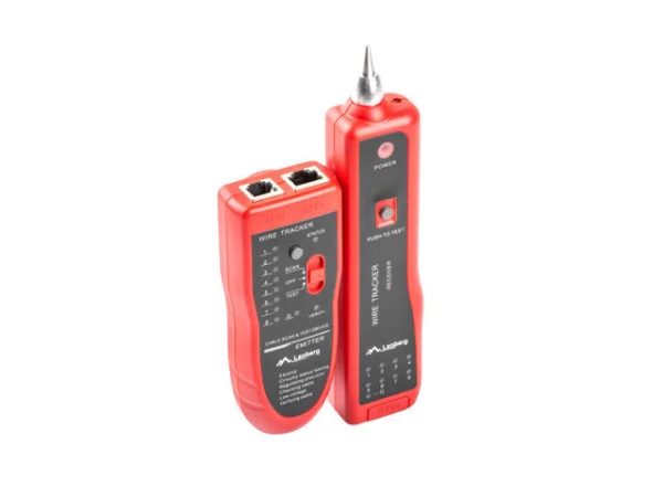 SÍŤOVÝ LAN TESTER RJ45, RJ12, RJ11, KOAXIÁLNÍ KABEL SE SLEDOVÁNÍM VODIČŮ A IDENTIFIKÁTOREM
