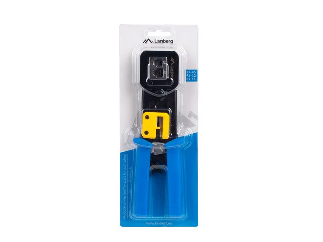 KRIMPOVACÍ NÁSTROJ RJ45 RJ11 RJ12 PRO PRŮCHOZÍ MODULÁRNÍ KONEKTOR