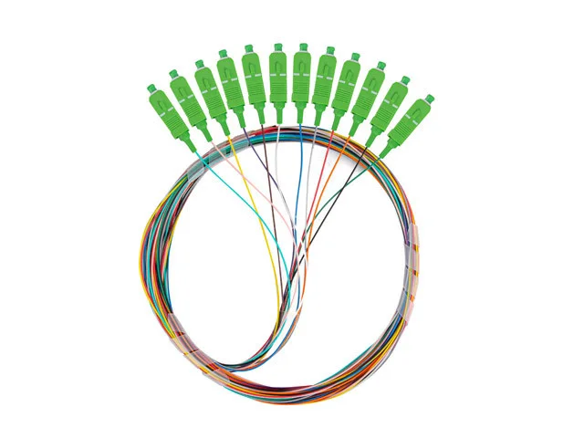 PIGTAIL OPTICKÉ VLÁKNO SM SC/APC SEMI TIGHT 9/125 G657A1 12X2M MULTICOLOUR