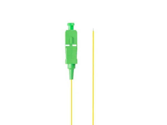 PIGTAIL OPTICKÉ VLÁKNO SM SC/APC ST 9/125 G657A1 2M ŽLUTÁ