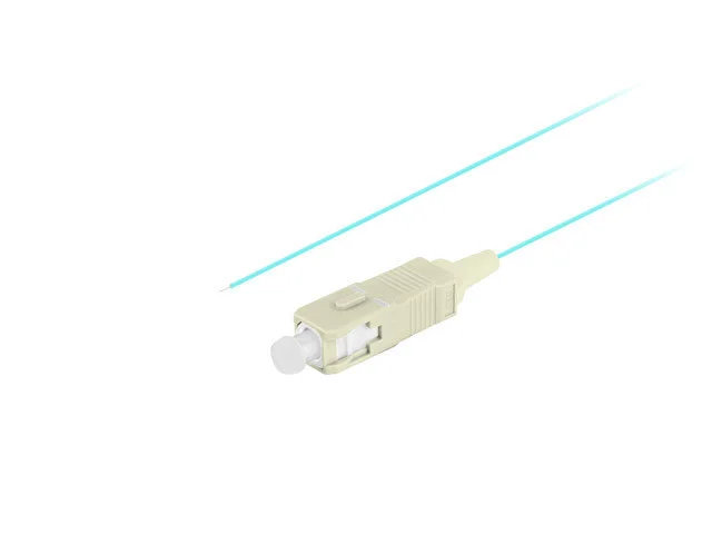 PIGTAIL OPTICKÉ VLÁKNO MM SC/UPC OM3 EASY STRIP 50/125 2M AQUA
