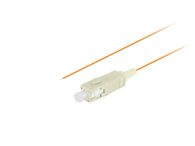 PIGTAIL OPTICKÉ VLÁKNO MM SC/UPC OM2 EASY STRIP 50/125 2M ORANŽOVÁ