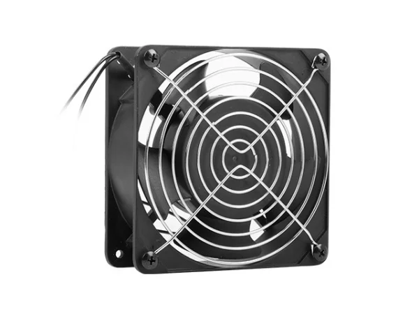 VENTILÁTOR PRO 10" A 19" RACKOVOU SKŘÍŇ  230V 120X120X38MM ČERNÝ