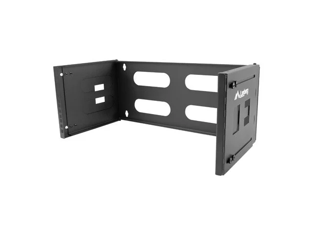 SKLÁDACÍ DRŽÁK PRO MONTÁŽ NA STĚNU 19" 4U 497X400/240 ČERNÝ