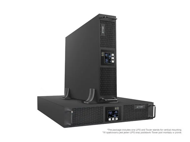 UPS RACK ARMAC R/2000I/PF1 ON-LINE 2000VA 8X IEC C13 OUTLETS USB-B LCD METAL CASE