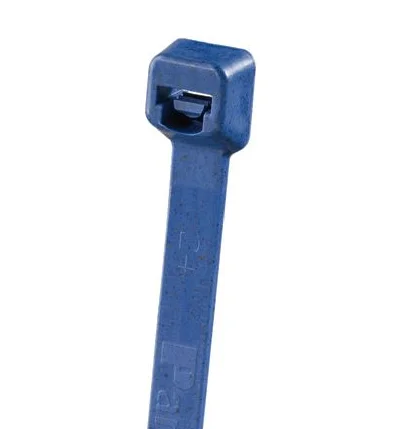 Pan-Ty® PLT4S-C186 Cable Tie, Dark Blue, Met Det Polypropylene, 100 kusů