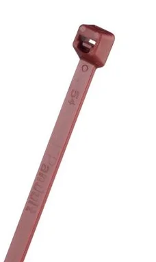 Pan-Ty® PLT2S-C702Y Cable Tie, Maroon, HALAR, Heat and UV, 7.4"L, 100 kusů