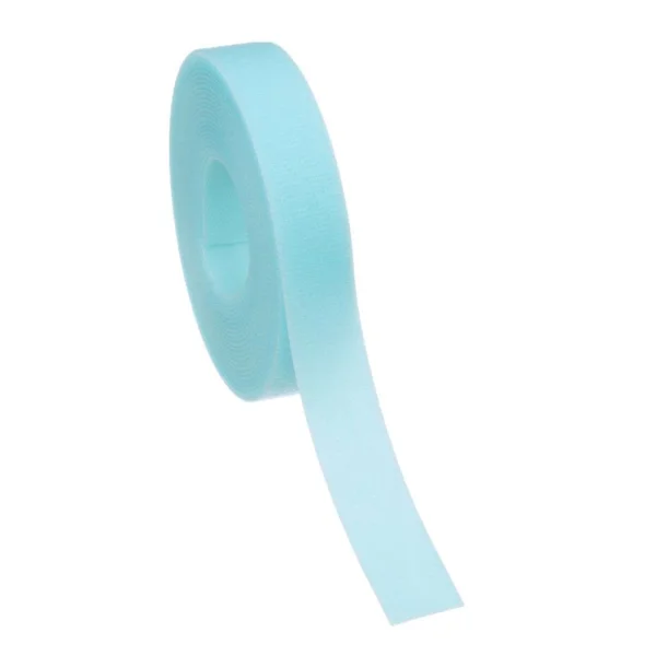 Tak-Ty® Hook Loop Cable Tie Roll, Aqua