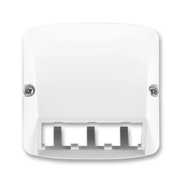 Kryt zásuvky ABB Tango pro 3 moduly MiniCom bílá